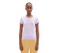 TOM TAILOR Denim Ladies T-Shirt 1035383, 31042 - Lilac Vibe, Large