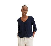 TOM TAILOR Denim Ladie's 1035519 Blouse, 10668-Sky Captain Blue, S
