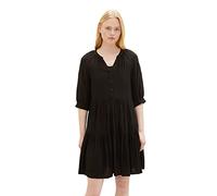 TOM TAILOR Denim Ladie's 1035899 Dress, 14482-Deep Black, XS