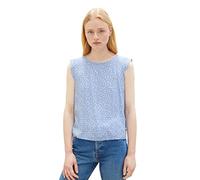 TOM TAILOR Denim Ladie's 1035708 Blouse, 32107-Light Blue Flower Print, M