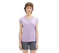 Tom Tailor Denim Ladies Loose Fit Basic T-Shirt 1030942, 31042 - Lilac Vibe, X-Small