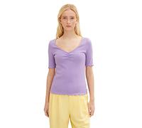 TOM TAILOR Denim Ladie's 1035377 T-Shirt, 31305-Digital Purple, M