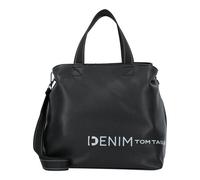 TOM TAILOR Denim Marlow Women's Shopper Shoulder Bag Zip Small, black, S, Fashion