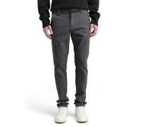 Structured Straight Chino Trousers Tom Tailor Denim Gris 36x34