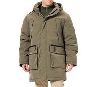 TOM TAILOR Denim Men's 1032436 Parka, 10415 - Dusty Olive Green, L