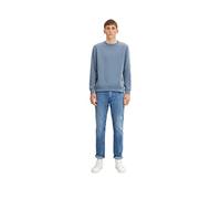 Tom Tailor Denim Men's 1032754 Aedan Straight Jeans, Destroyed Light Stone Blue Denim 10122, 33 W/34 L