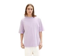 TOM TAILOR Denim Men's 1035923 Oversize T-Shirt in Washed Look, 31042-Lilac Vibe, XL
