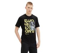 TOM TAILOR Denim Men's 1039583 T-Shirt, 29999-Black, L