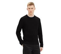 TOM TAILOR Denim Men's 1040108 Sweater, 29999-Black, XXL