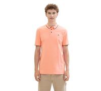 TOM TAILOR Denim Men's 1040473 Basic piqué Polo Shirt, 21237-Clear Coral, L