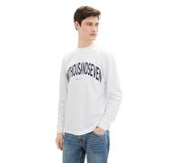 TOM TAILOR Denim Men's 1040840 Long-Sleeved T-Shirt, 20000-White, XXL
