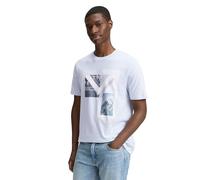 TOM TAILOR Denim Men's 1046123 T-Shirt, 35249-Light Blue Grey, XXL