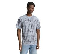 TOM TAILOR Denim Men's 1046129 T-Shirt, 38026-Light Blue Grey Watery Print, L