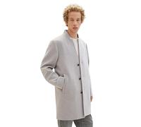 Tom Tailor Denim Men's 3-Button Wool Coat with Stand-up Collar