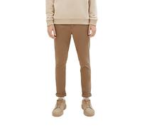 TOM TAILOR Denim Men's Chino Trousers with Belt 1008253, 11634 - Honey Camel Beige, 30W / 32L