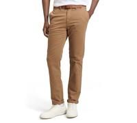 TOM TAILOR Denim Men's Chino Trousers with Belt 1008253, 11634 - Honey Camel Beige, 33W / 34L