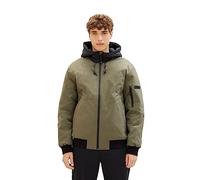 TOM TAILOR Denim Men's Hooded Softshell Jacket, 10415 Dusty Olive Green, XXL