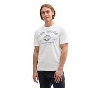 TOM TAILOR Denim men's knit sweater with cotton structure, soft autumn rust, XS
