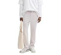 TOM TAILOR Denim Men's Loose Fit Jogging Bottoms with Decorative Stitching, 15277 - Chalk Grey, M