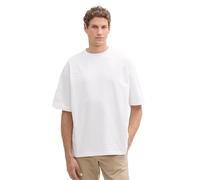 TOM TAILOR Denim Men's Oversize Basic T-Shirt, 20000 - White, L