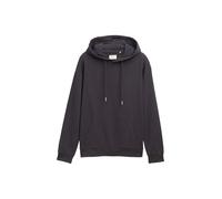 TOM TAILOR Denim Men's Relaxed Fit Basic Hoodie with Logo Print, 29476 - Coal Grey, M