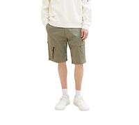 TOM TAILOR Denim Men's 1034986 Relaxed fit Cargo Shorts, 10415 Dusty Olive Green, M