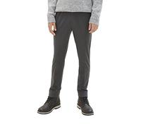 TOM TAILOR Denim Men's Relaxed Tapered Fit Trousers in Ankle Length, 10775 - Mid Grey Melange, 34 W/32 L
