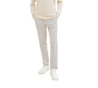 TOM TAILOR Denim Men's Relaxed Tapered Trousers, 27609 - Cold Beige, 32 W/32 L