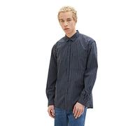 TOM TAILOR Denim Men's Shirt 1034909, 31144 - Navy Off White Stripe, M