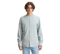 TOM TAILOR Denim Men's Shirt, 37878 - Ice Blue Diamond Structure, XXL