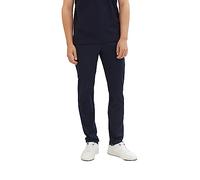 TOM TAILOR Denim Men's 1039802 Slim fit Chino Trousers Made of Cotton, 10668-sky Captain Blue, 33 W/32 L