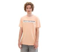 Tom Tailor Denim Men's Slim Fit T-Shirt with Logo Print Made of Cotton