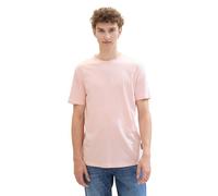 TOM TAILOR Denim Mens Striped T-Shirt, 35567 - Coral White Yd Stripe, XL