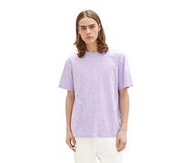 TOM TAILOR Denim Men's T-Shirt 1035608, 31566 - Lilac Smiley Print, L