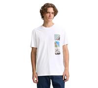 TOM TAILOR Denim Men's T-Shirt, 20000 - White, XS