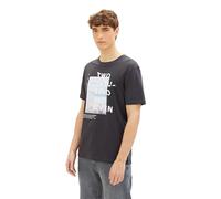 TOM TAILOR Denim Men's T-Shirt, 29476 - Coal Grey, L