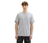 TOM TAILOR Denim Men's T-Shirt, 34999 - Black White Slub Structure, L