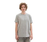TOM TAILOR Denim Men's T-Shirt, 35577 - Grey Melange Fine Stripe, M
