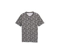 TOM TAILOR Denim Men's T-Shirt, 38006 - Grey Tropical Leaf Print, M