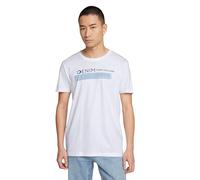 TOM TAILOR Denim Men's T-Shirt with Logo Print 1030693, 20000 - White, XL