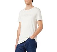 TOM TAILOR Denim Men's T-Shirt with Logo Print 1033023, 10338 - Soft Light Beige, L