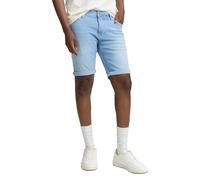 TOM TAILOR Denim Men's TTPIERS Slim Jeans Shorts, 37701 - Light Bright Blue, XL