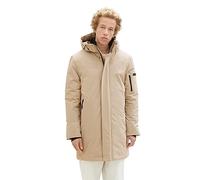 TOM TAILOR Denim Men's Winter Parka with Hood, 12628 - Paving Stone, XXL