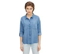 Tom Tailor Denim Women's 1024141 Tencel Denim Blouse, 10110-Blue, M