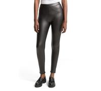 Tom Tailor Denim Women's 1027557 Leather-look leggings, 14482 - Deep Black, L