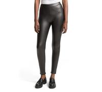 Tom Tailor Denim Women's 1027557 Leather-look leggings, 14482 - Deep Black, XL
