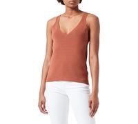 Tom Tailor Denim Women's 1031470 Sweater Vest, 29566-Nut Brown, L