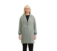 Tom Tailor Denim Women's 1032676 Coat, 30569 Green Dust Herringbone, L
