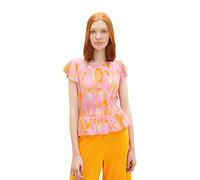 TOM TAILOR Denim Women's 1036582 Blouse, 31704-Abstract Pink Print, M