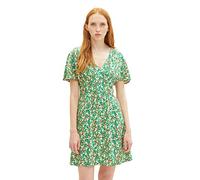 TOM TAILOR Denim Women's 1036825 Summer Dress with Flowers, 31953-Green Print, S